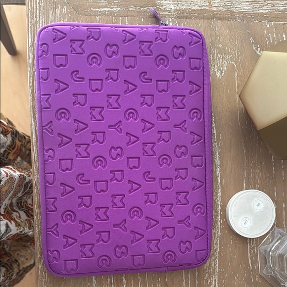 Marc Jacobs Purple Embossed Tablet Sleeve - Picture 2 of 6